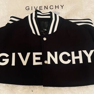 Givenchy Black and White Varsity Jacket